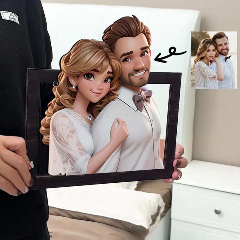 Personalized Cartoon Photo Frames Romantic Home Decor