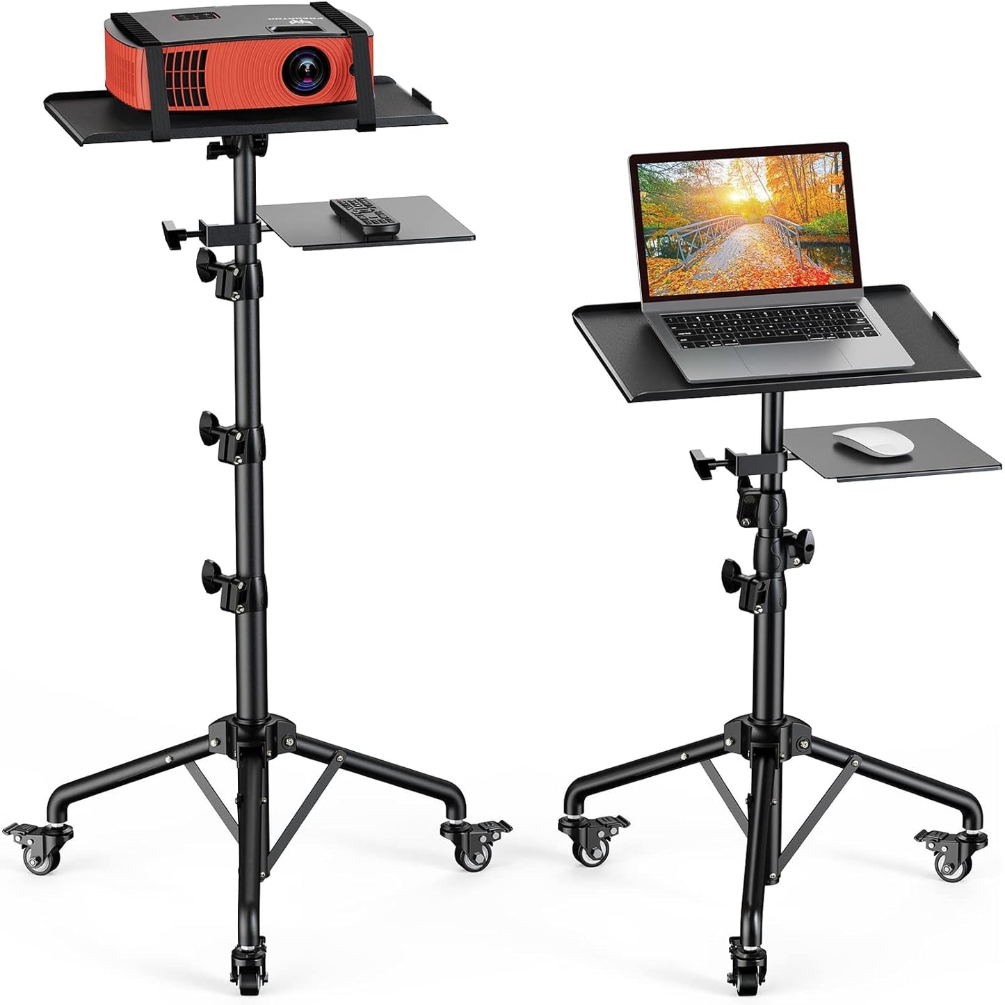 Portable Laptop & Projector Stand – Adjustable Height Tripod for Work & Movies