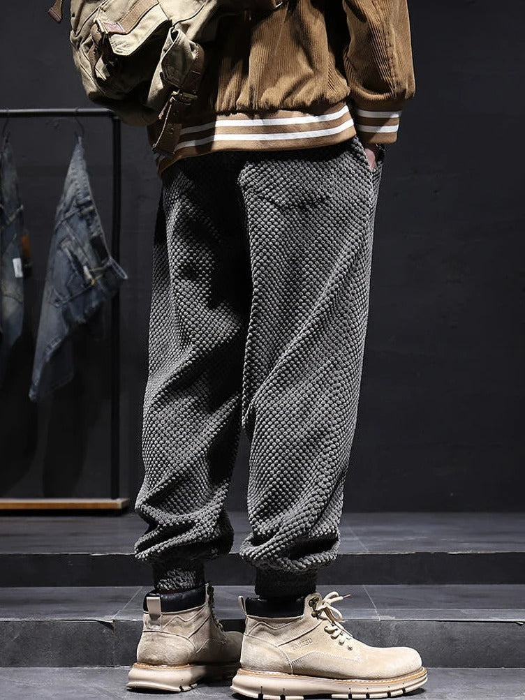 Men’s Corduroy Baggy Harem Pants – Loose Fit Y2K Streetwear Joggers